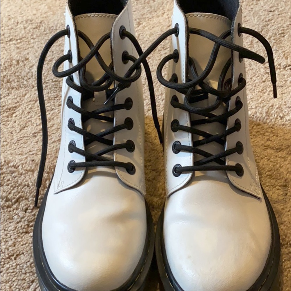 Women’s White Doc Martens